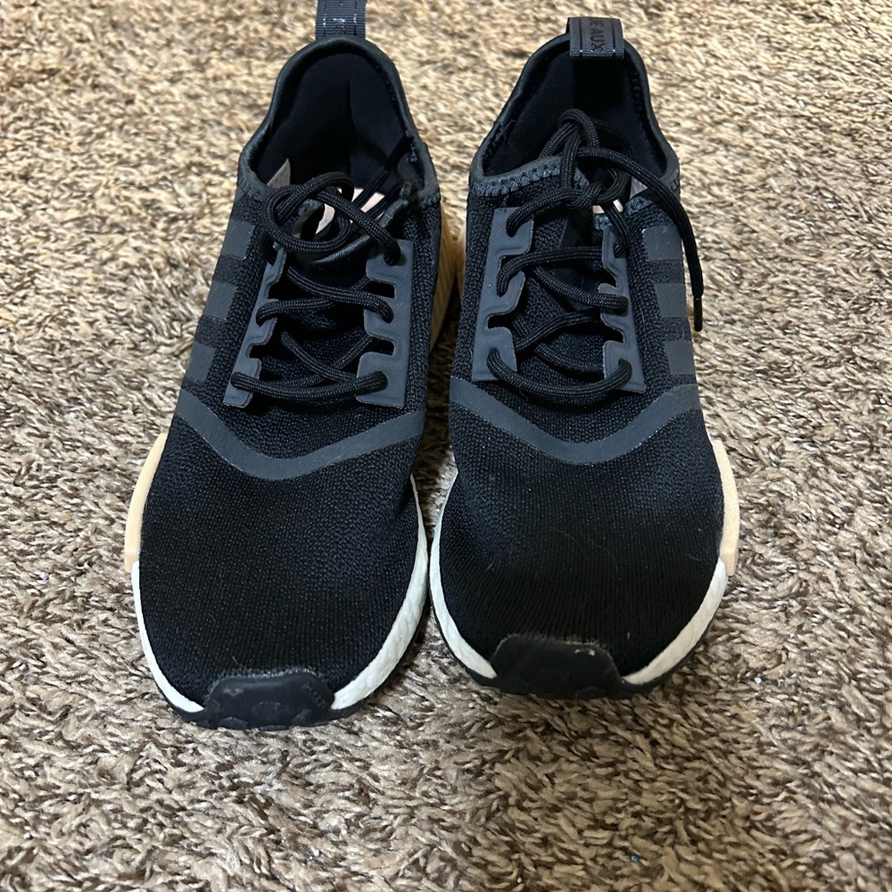 adidas Black and Tan Athletic Shoes